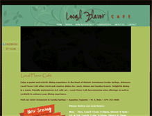 Tablet Screenshot of localflavorcafe.net